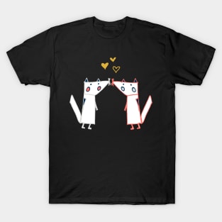 Fox in Love T-Shirt